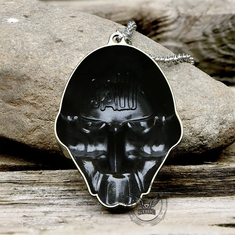 Saw Billy Mask Alloy Necklace