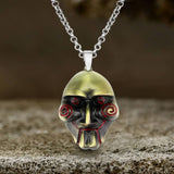 Saw Billy Mask Alloy Necklace | Gthic.com