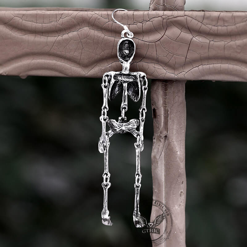 Scary Skeleton Alloy Earrings