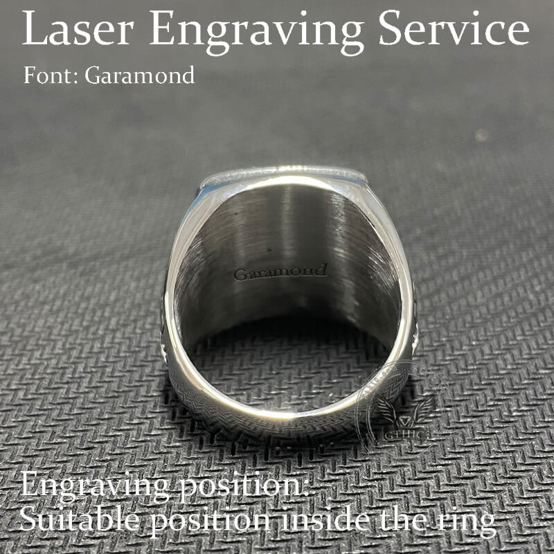 Scorpion Design Stainless Steel Signet Ring