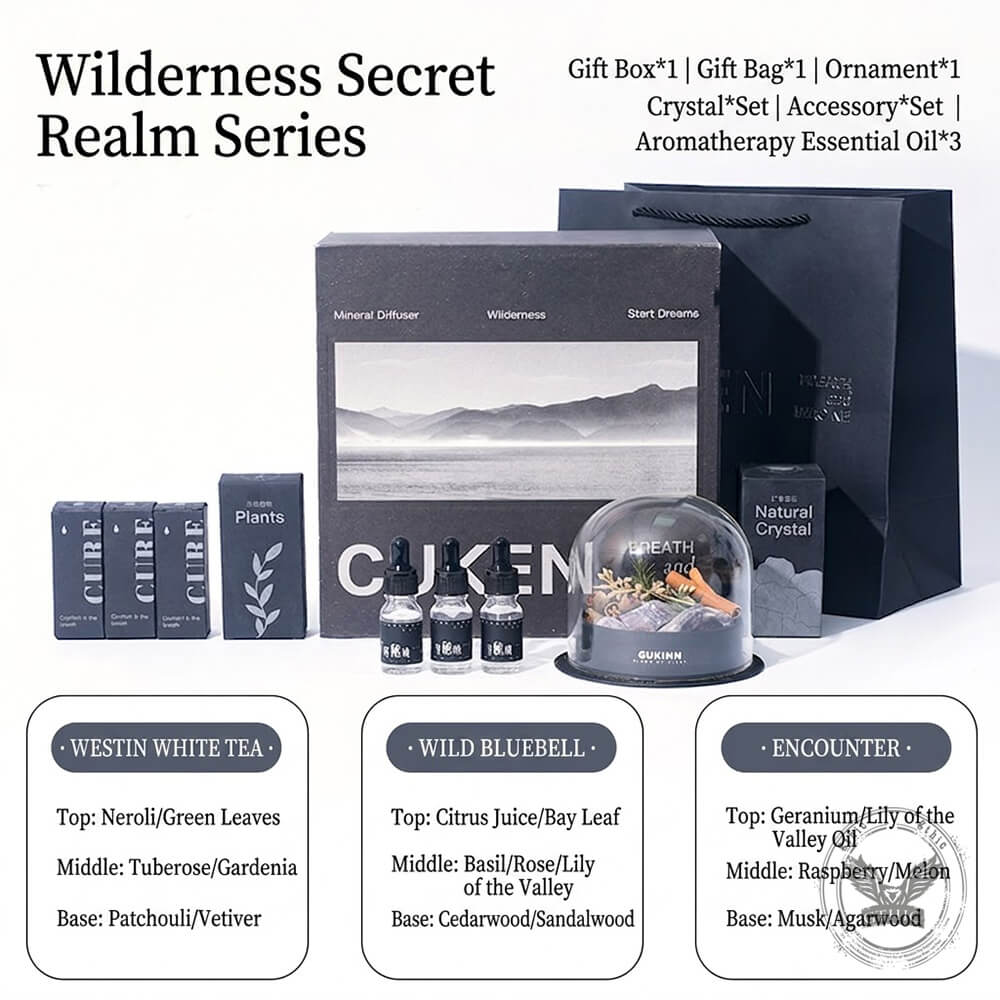 Secret Realm Aromatherapy Essential Oil Diffuser Crystal Figurine