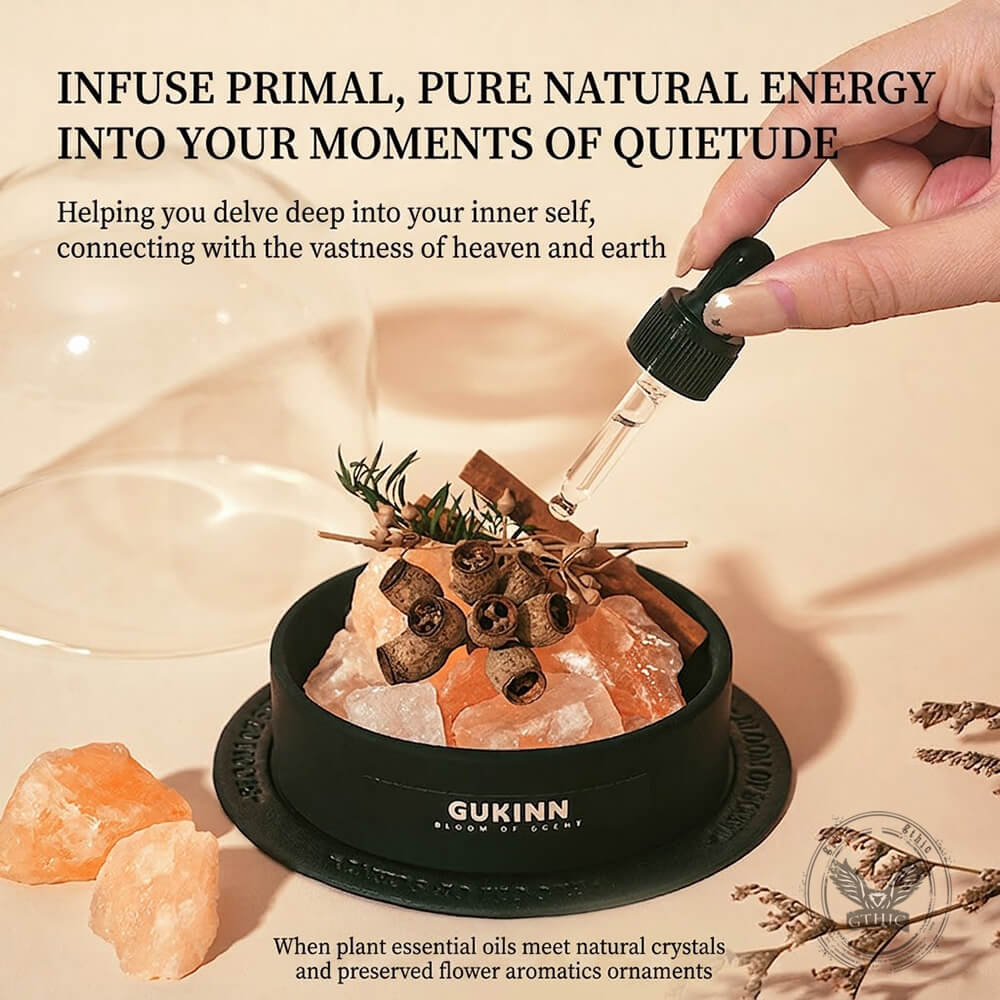 Secret Realm Aromatherapy Essential Oil Diffuser Crystal Figurine | Gthic.com