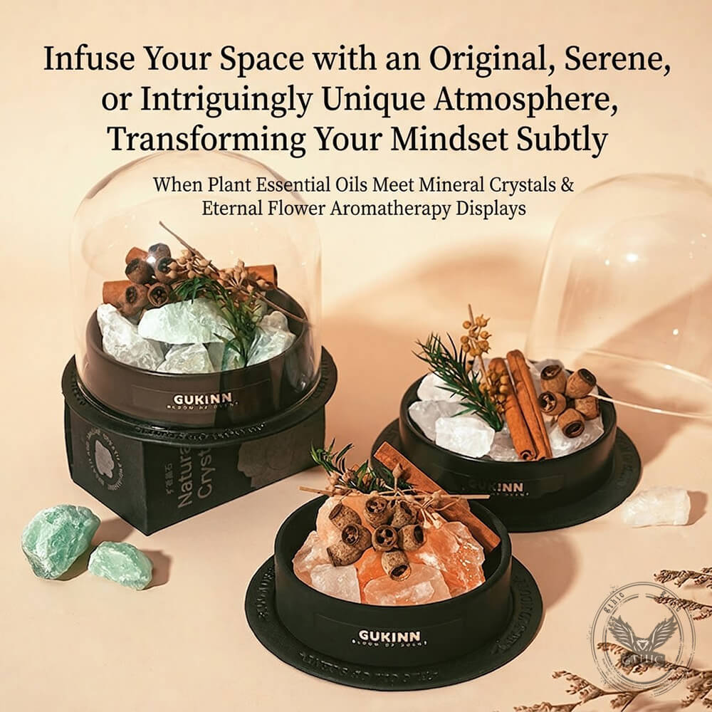 Secret Realm Aromatherapy Essential Oil Diffuser Crystal Figurine | Gthic.com
