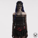 Sequin Tassels Mysterious Gothic Half Facemask
