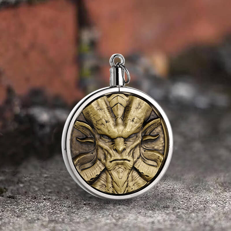 Seven Deadly Sins Of Envy Zinc Alloy Hobo Nickel Coin Pendant