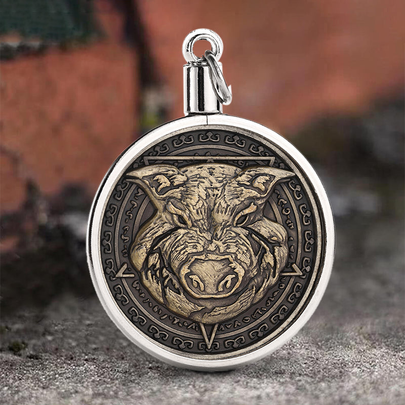 Seven Deadly Sins Of Gluttony Zinc Alloy Hobo Nickel Coin Pendant