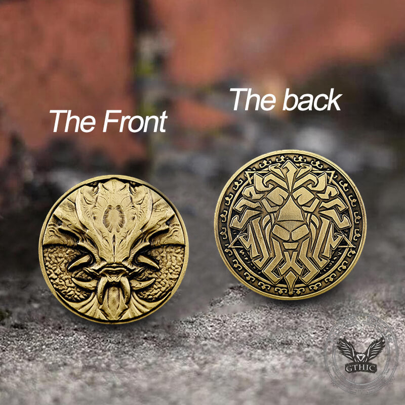 Seven Deadly Sins Of Pride Zinc Alloy Hobo Nickel Coin Pendant | Gthic.com