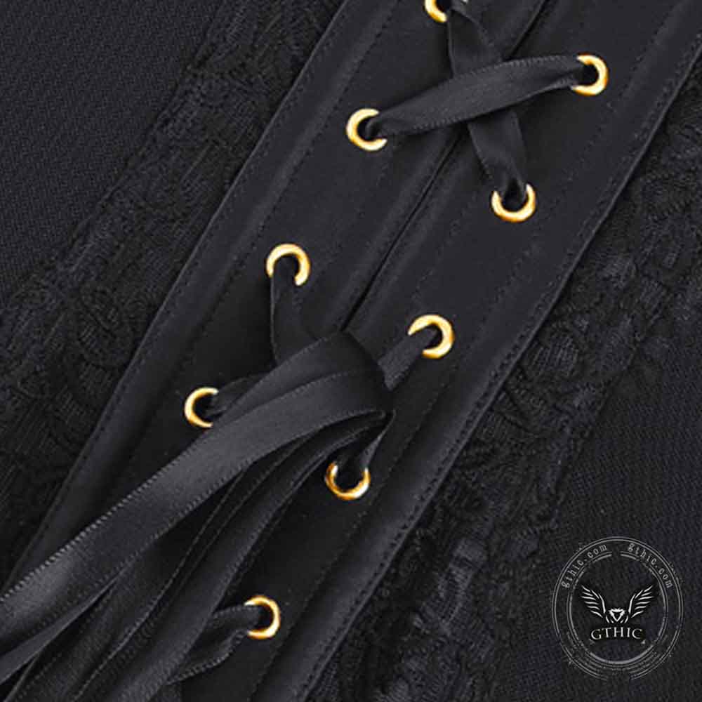 Sexy Cutout Lace Slim-Fit Strapless Corset