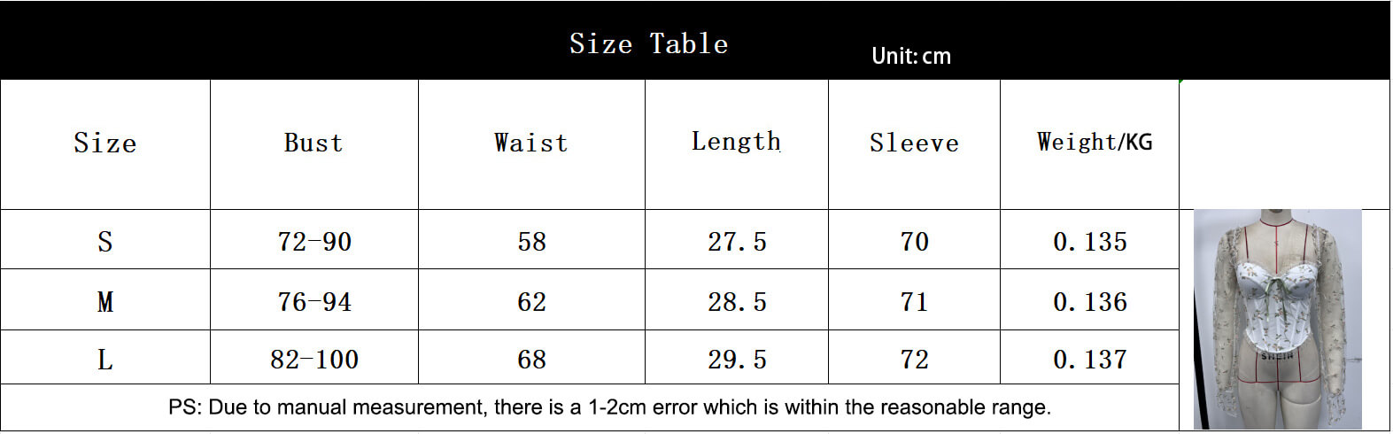 Sexy Embroidered Floral Transparent Sleeves Tube Top