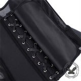 Sexy Solid Color Mesh Paneling Body-Shaping Corset