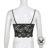 Top corto halter de poliéster sin espalda en forma de mariposa