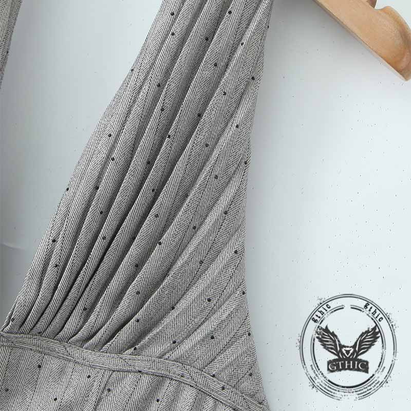 Sexy V-Neck Pleated Waist Halter Formal Dress