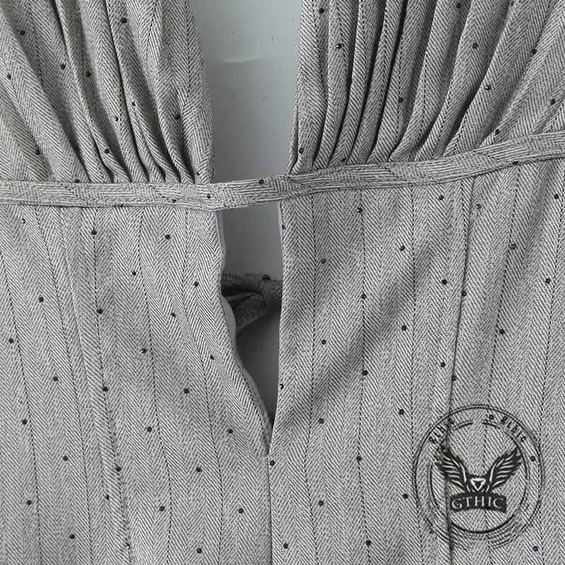 Sexy V-Neck Pleated Waist Halter Formal Dress