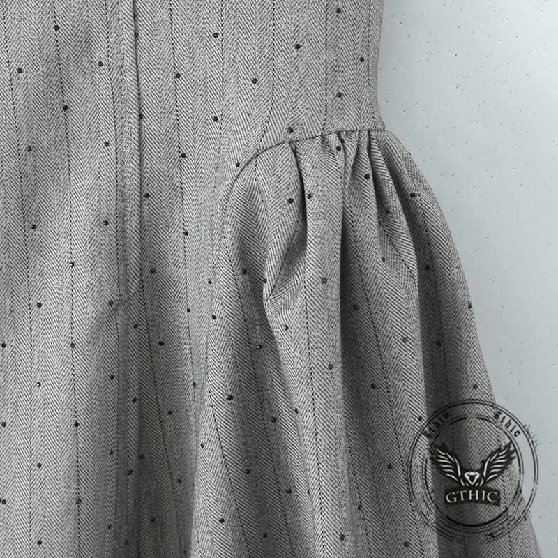 Sexy V-Neck Pleated Waist Halter Formal Dress