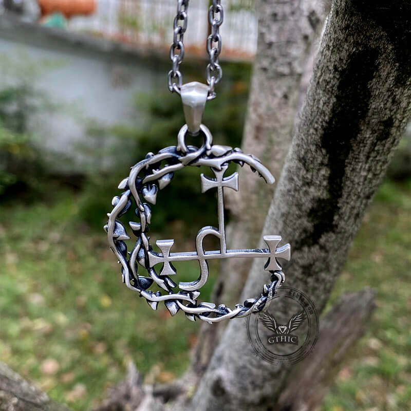 Sigil Of Lilith Sterling Silver Pendant