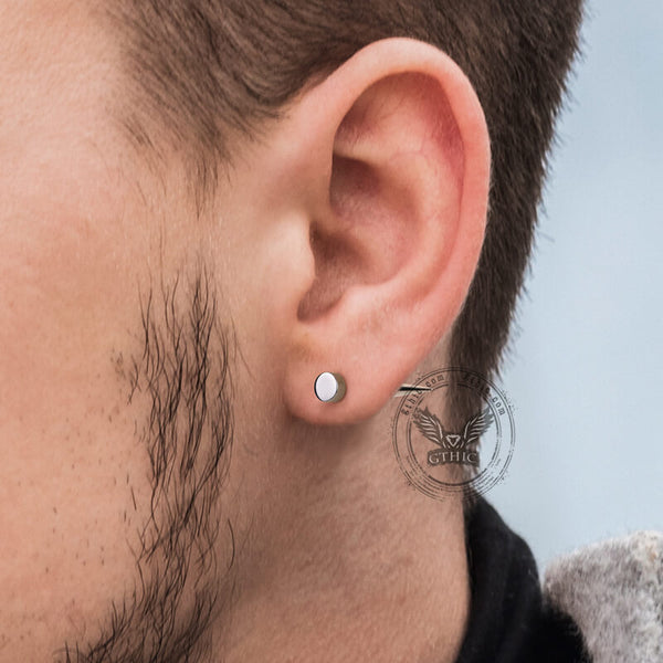Silver Color Ear Stretching Taper Piercing Earrings