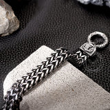 Simple Anchor Stainless Steel Wheat Chain Bracelet | Gthic.com