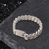 Simple Beast Cross Cuban Link Stainless Steel Bracelet | Gthic.com