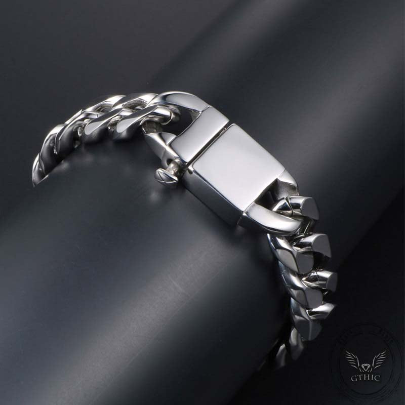 Simple Buckle Stainless Steel Bracelet | Gthic.com