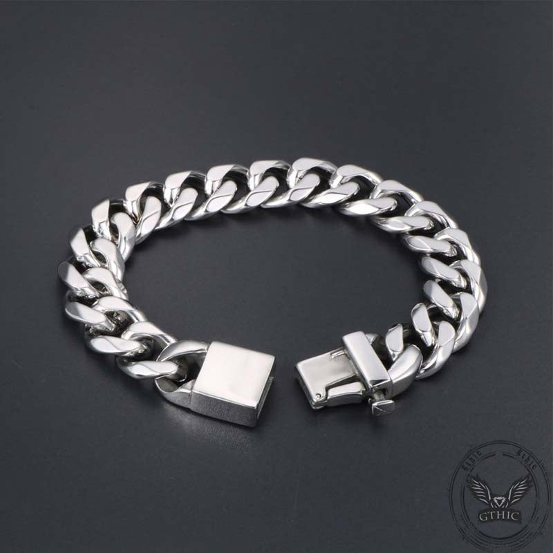 Simple Buckle Stainless Steel Bracelet | Gthic.com