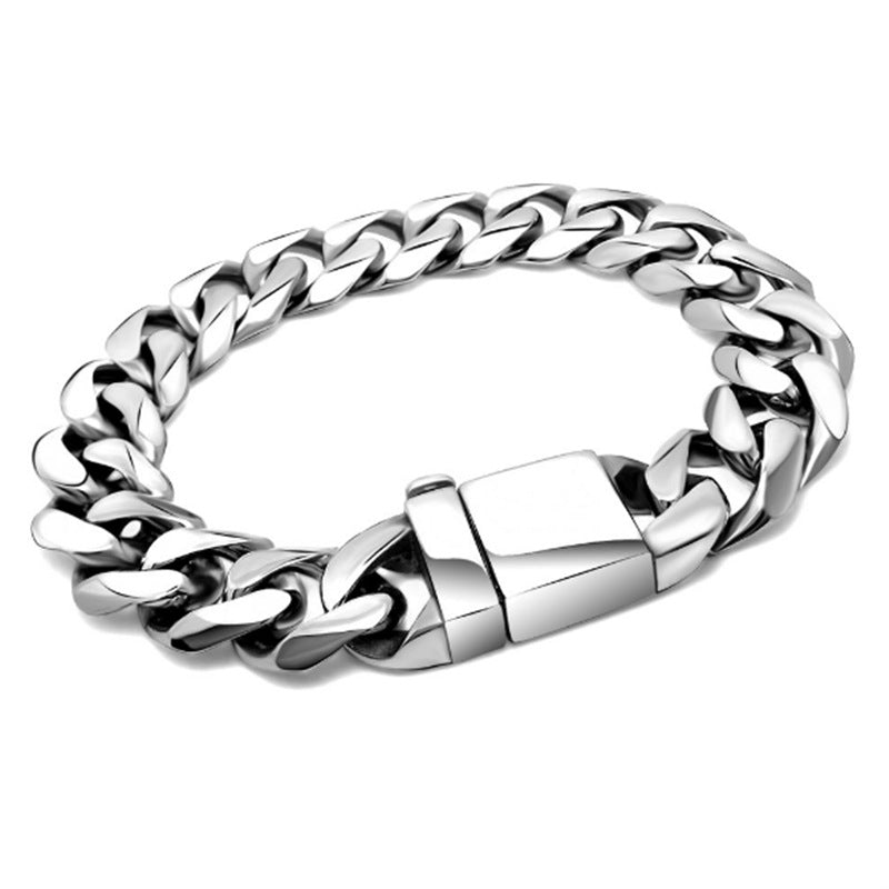 Simple Buckle Stainless Steel Bracelet | Gthic.com