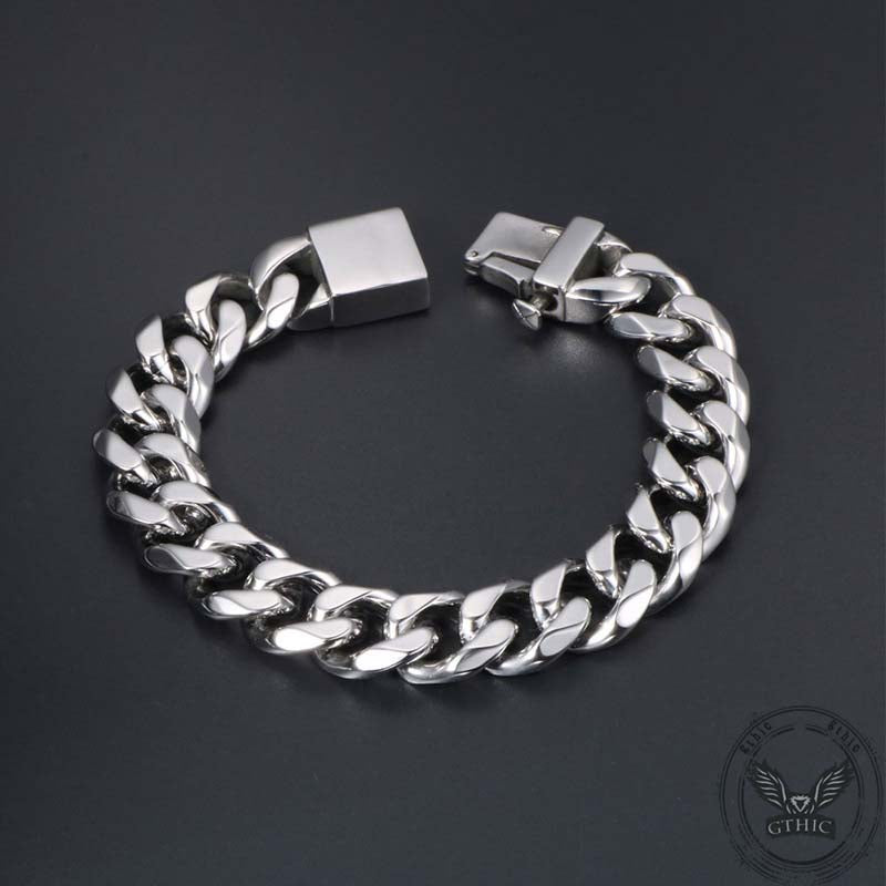 Simple Buckle Stainless Steel Bracelet | Gthic.com