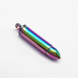 Simple Bullet Stainless Steel Openable Pendant