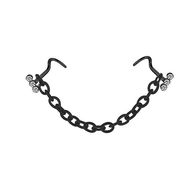 Simple Chain Stainless Steel Nose Ring