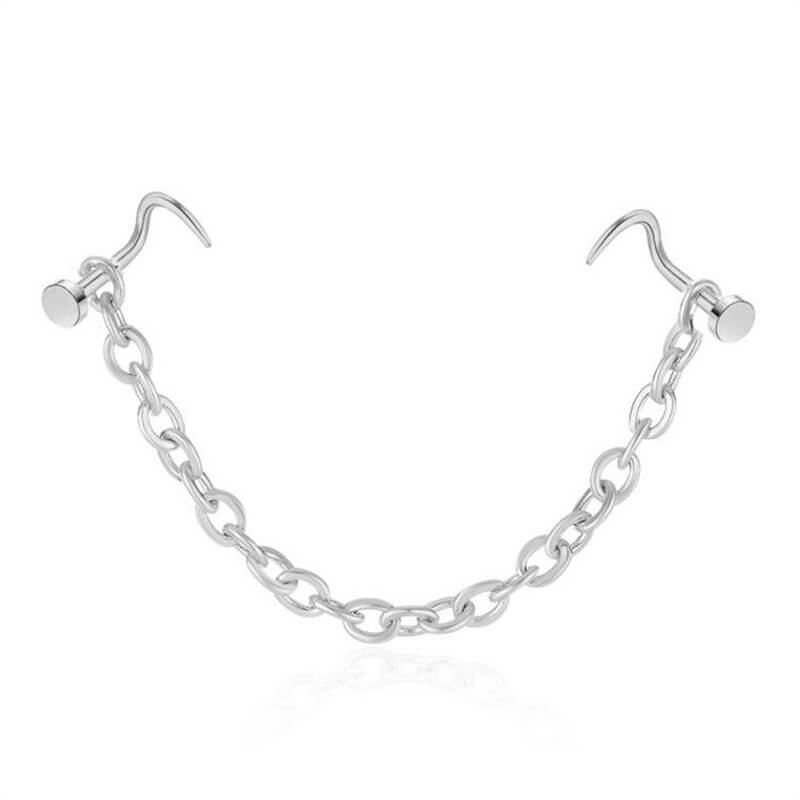 Simple Chain Stainless Steel Nose Ring