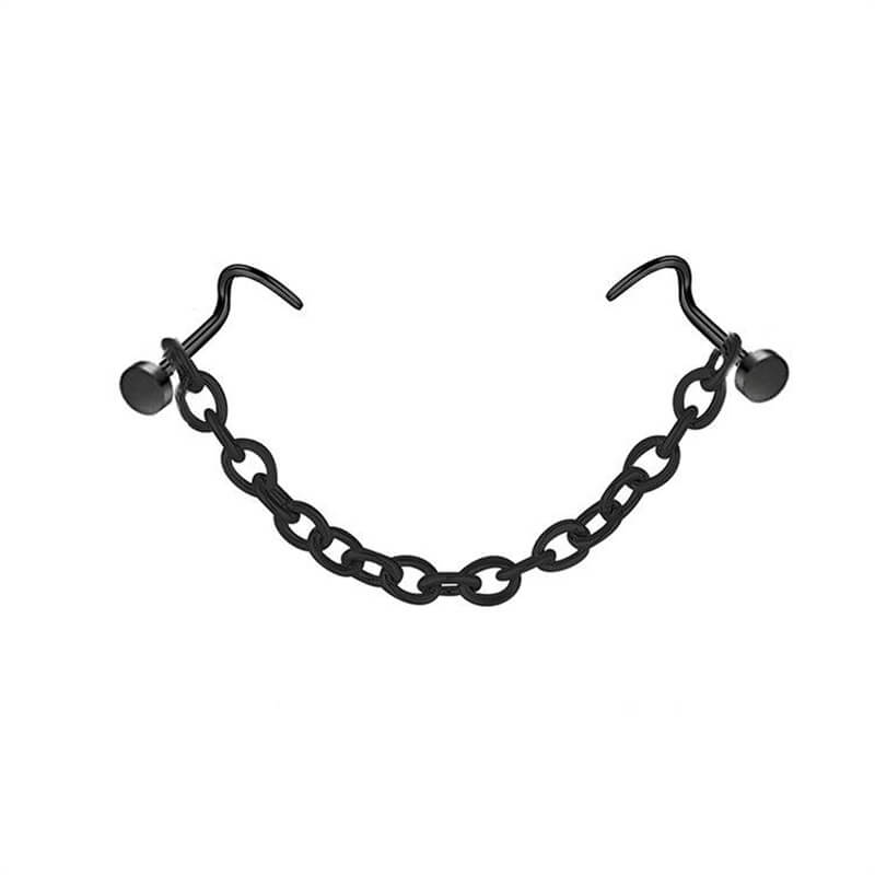 Simple Chain Stainless Steel Nose Ring