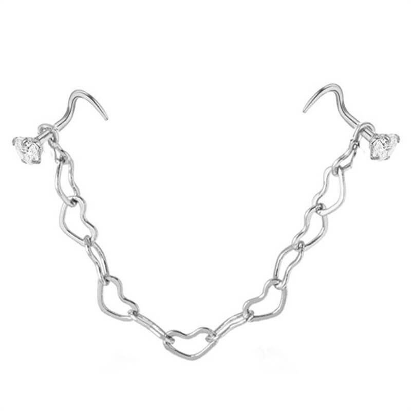 Simple Chain Stainless Steel Nose Ring