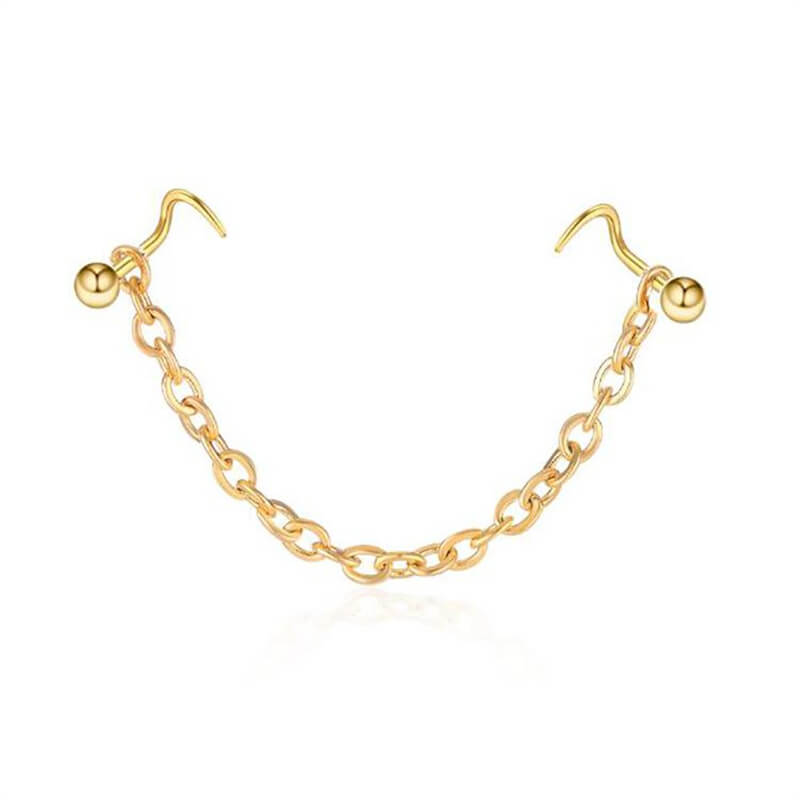 Simple Chain Stainless Steel Nose Ring