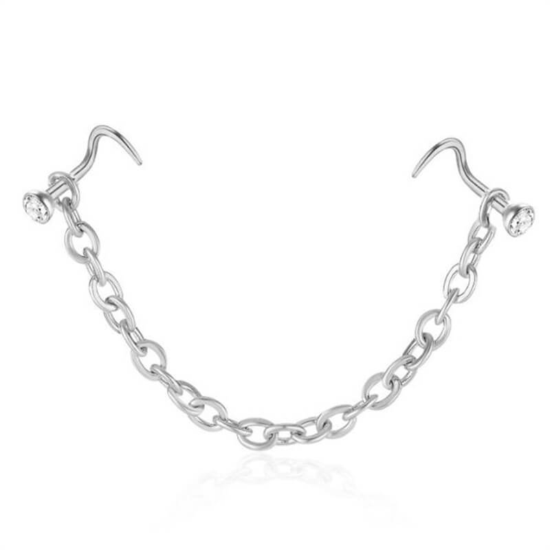 Simple Chain Stainless Steel Nose Ring