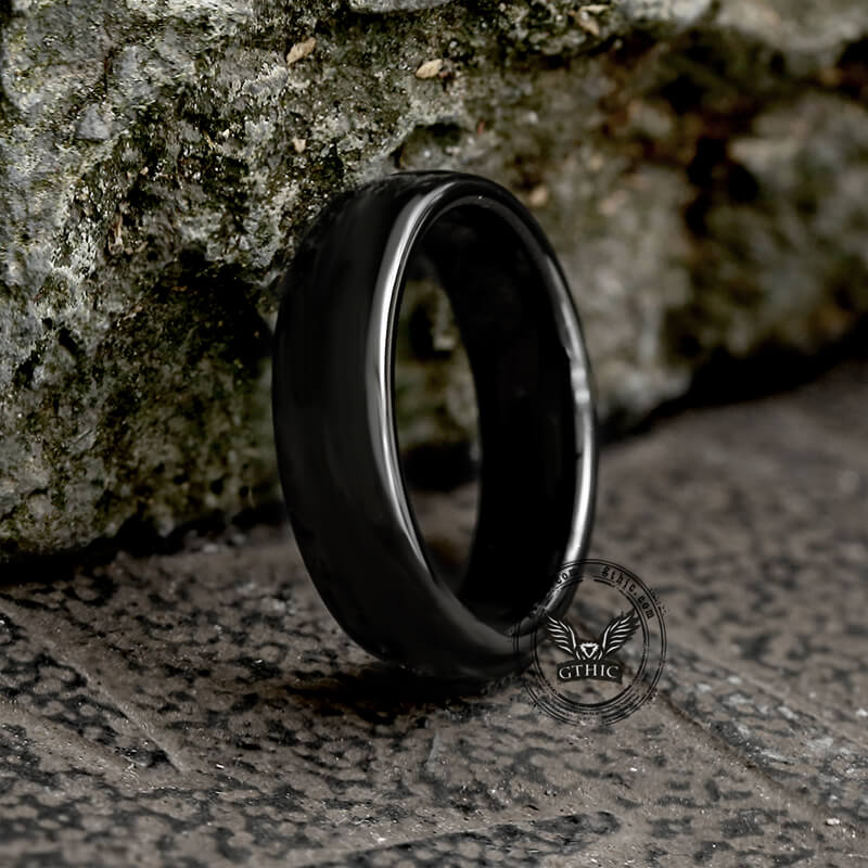 Simple Couple Wedding Ceramic Ring | Gthic.com