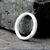 Simple Couple Wedding Ceramic Ring