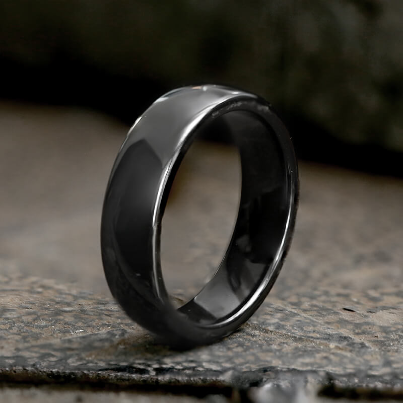 Simple Couple Wedding Ceramic Ring | Gthic.com
