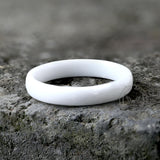Simple Couple Wedding Ceramic Ring | Gthic.com