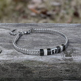 Simple Cross Keel Stainless Steel Bracelet