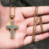 Simple Cross Stainless Steel Christian Pendant