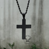Simple Cross Stainless Steel Christian Pendant