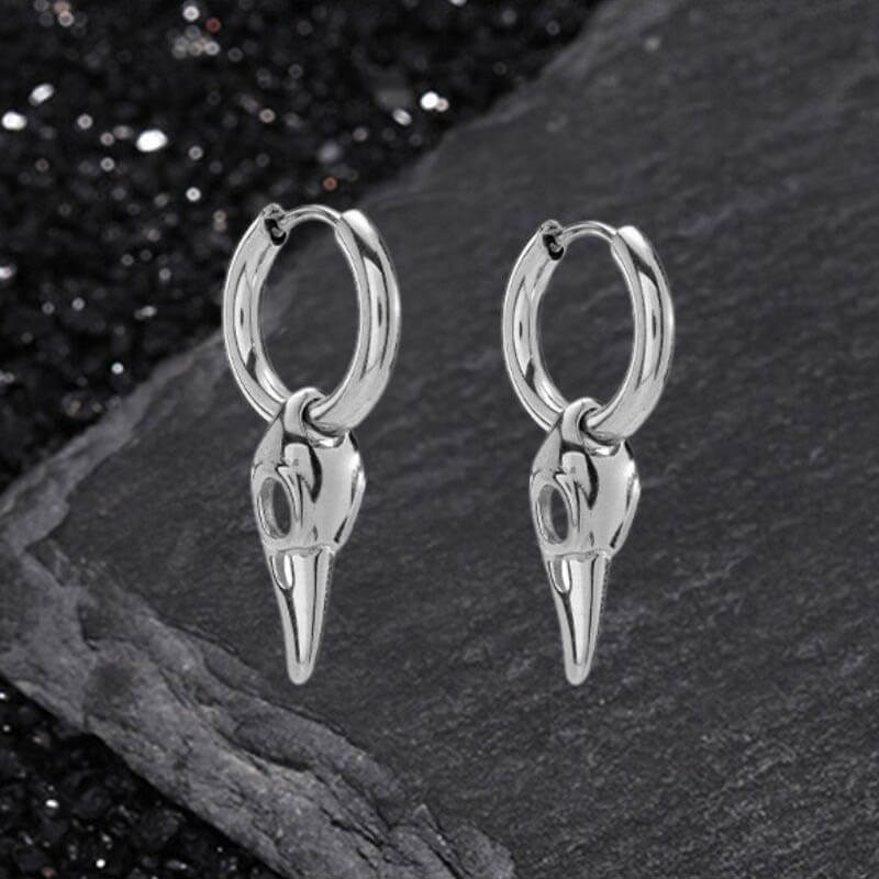 Pendientes Animales Serpiente Enrollada Acero Inoxidable