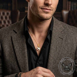 Simple Drip Glue Soccer Ball Stainless Steel Pendant | Gthic.com