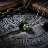 Simple Drip Glue Soccer Ball Stainless Steel Pendant