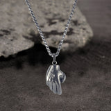 Simple Gesture Expression Stainless Steel Pendant | Gthic.com