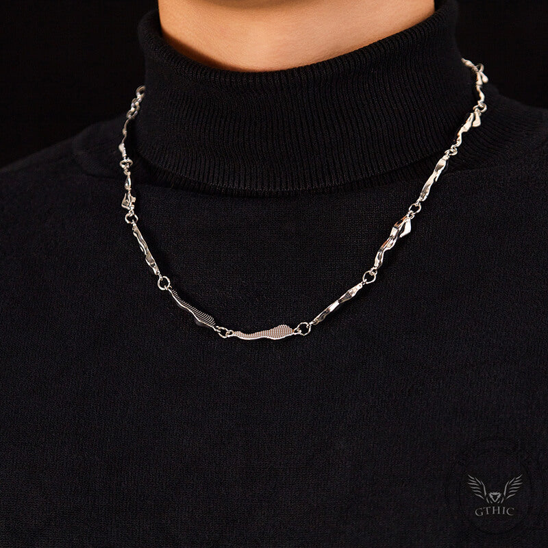 Simple Irregular Alloy Necklace | Gthic.com