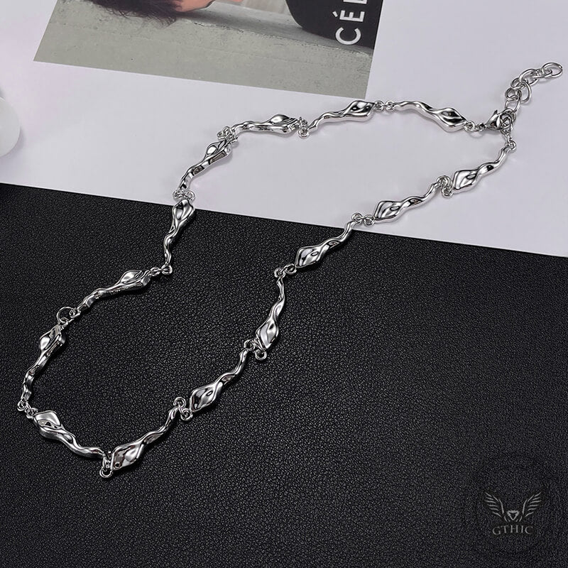 Simple Irregular Alloy Necklace | Gthic.com