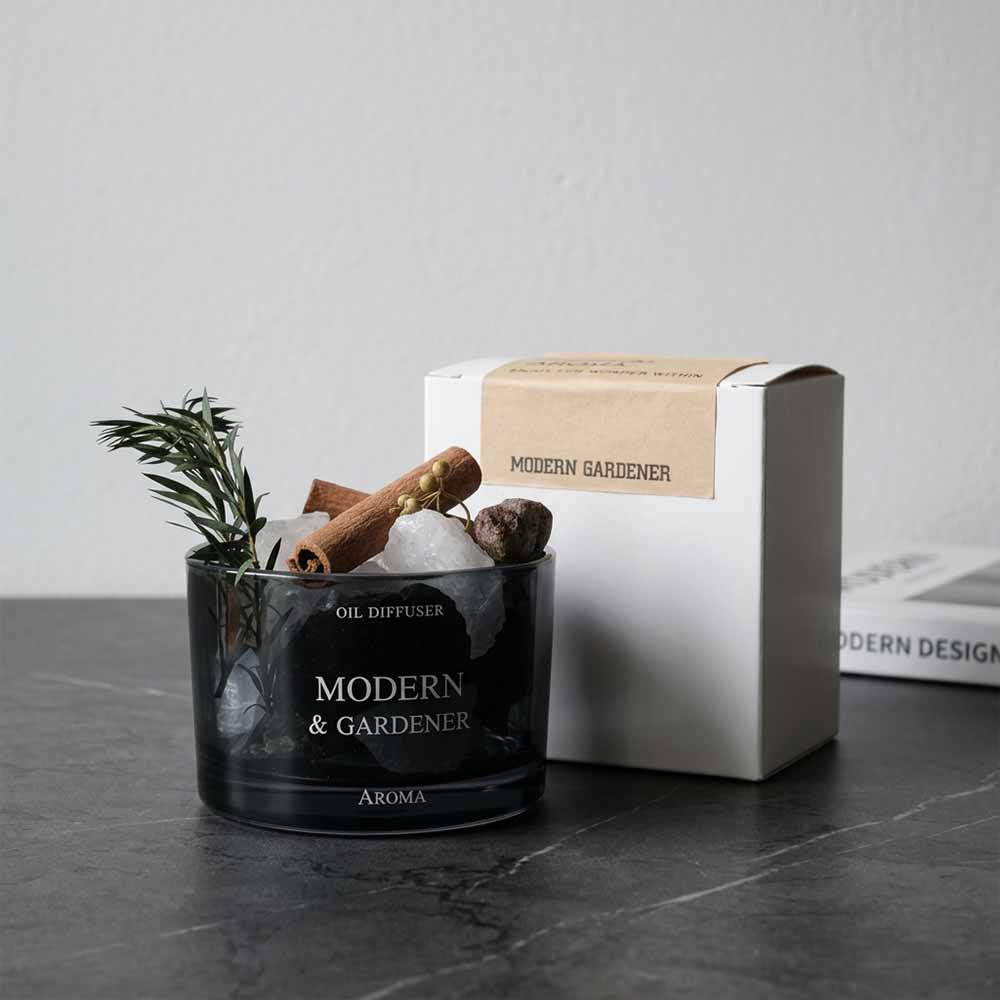 Simple Modern Crystal Stone Aromatherapy Cup Figurine