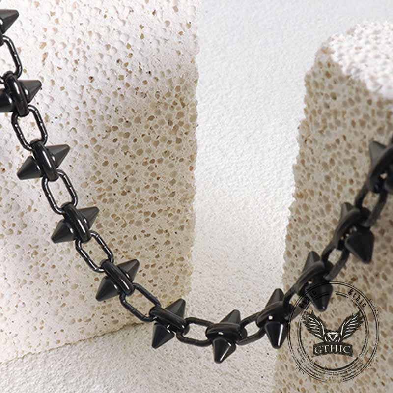 Simple Rhombus Stitching Stainless Steel Necklace