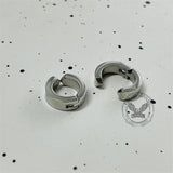 Simple Silver Color Stainless Steel Ear Cuffs | Gthic.com