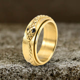 Simple Snake Entwine Stainless Steel Band Ring | Gthic.com